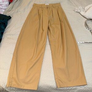 BDG Khaki Wide Leg Grandpa Pants 0
